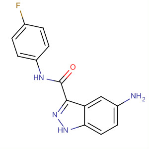 660412-00-0  1H-Indazole-3-carboxamide, 5-amino-N-(4-fluorophenyl)-
