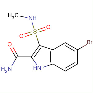 660413-04-7  1H-Indole-2-carboxamide, 5-bromo-3-[(methylamino)sulfonyl]-