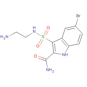 660413-31-0  1H-Indole-2-carboxamide, 3-[[(2-aminoethyl)amino]sulfonyl]-5-bromo-