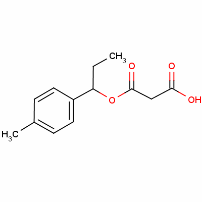 101756-25-6  3-[1-(4-methylphenyl)propoxy]-3-oxo-propanoic acid