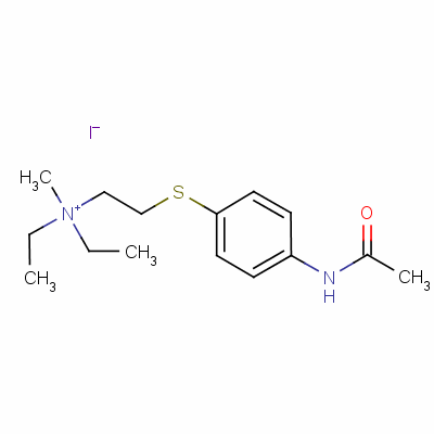 102571-35-7  2-(4-acetamidophenyl)sulfanylethyl-diethyl-methyl-azanium iodide