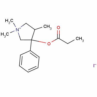 102584-73-6  3-Hydroxy-3-phenyl-1,1,4-trimethylpyrrolidinium iodide propionate 102584-73-6  3-Hydroxy-3-phenyl-1,1,4-trimethylpyrrolidinium iodide propionate