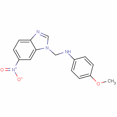 103248-24-4  1H-Benzimidazole-1-methanamine, N-(4-methoxyphenyl)-6-nitro-