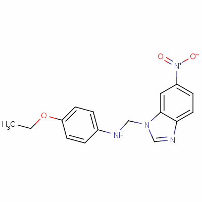 103248-26-6  1H-Benzimidazole-1-methanamine, N-(4-ethoxyphenyl)-6-nitro-