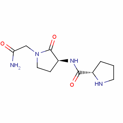 106732-52-9  3-(N-prolylamine)-2-oxo-1-pyrrolidineacetamide