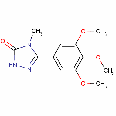 108132-87-2  2,4-Dihydro-4-methyl-5-(3,4,5-trimethoxyphenyl)-3H-1,2,4-triazol-3-one