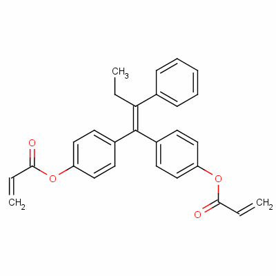 110008-64-5  1,1-bis(4-acryloyloxyphenyl)-2-phenylbut-1-ene