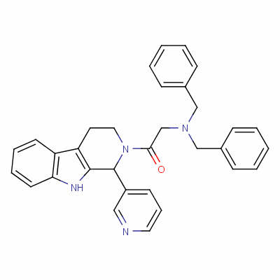 110785-21-2  2-((Dibenzylamino)acetyl)-1-(3-pyridyl)-1,2,3,4-tetrahydro-beta-carbol ine