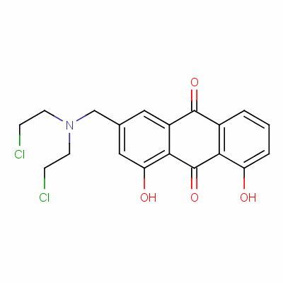 111822-93-6  3-bis((2-chloroethyl)amino)methyl-1,8-dihydroxy-9,10-anthraquinone