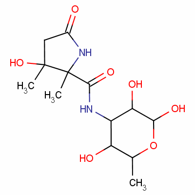 112131-72-3  3-(3-hydroxy-2,3-dimethyl-5-oxoprolyl)amino-3-6-dideoxyglucose