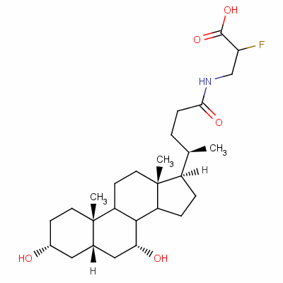 114818-27-8  N-chenodeoxycholyl-2-fluoro-beta-alanine
