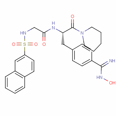 117855-58-0  N(alpha)-(2-naphthylsulfonylglycyl)-4-oxamidinophenylalanine piperidide