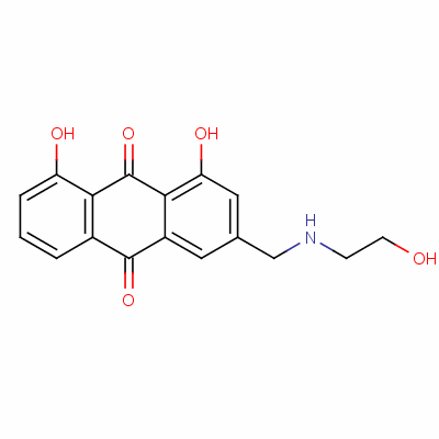 121210-80-8  3-(2-hydroxyethylamino)methyl-1,8-dihydroxy-9,10-anthraquinone