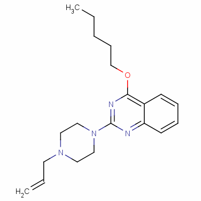 122009-54-5  2-(4-allyl-1-piperazinyl)-4-pentyloxyquinazoline