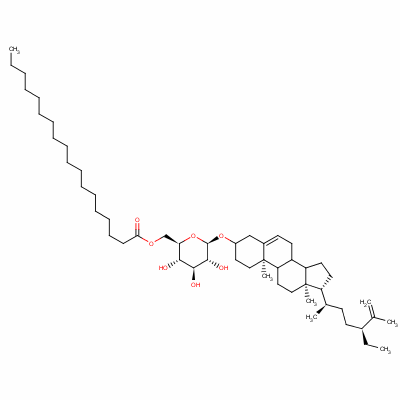 123564-58-9  3-O-(6'-O-stearoylglucosyl)stigmasta-5,25(27)-diene 123564-58-9  3-O-(6'-O-stearoylglucosyl)stigmasta-5,25(27)-diene