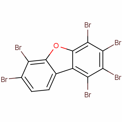 Dibenzofuran, 1,2,3,4,6,7-hexabromo- 124388-78-9