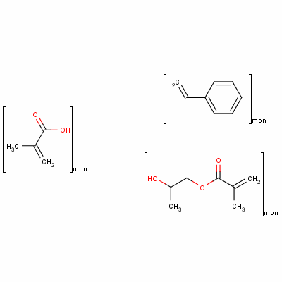 126326-90-7  2-Propenoic acid, 2-methyl-, polymer with ethenylbenzene and 1,2-propanediol mono(2-methyl-2-propenoate)