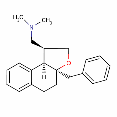 126416-85-1  3-benzyl-1-(dimethylaminomethyl)-1,2,3,4,5,9-hexahydronaphtho(2-1b)furan