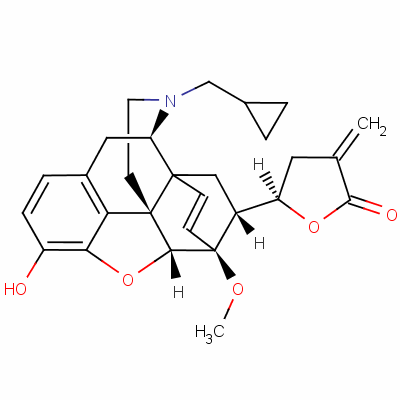 127154-03-4  N-(cyclopropylmethyl)-6,14-endo-etheno-7-(3-carboxy-3-n-butenyl)tetrahydronororipavine gamma-lactone