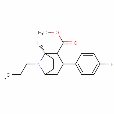 127627-50-3  2-carbomethoxy-3-(4-fluorophenyl)-N-propylnortropane