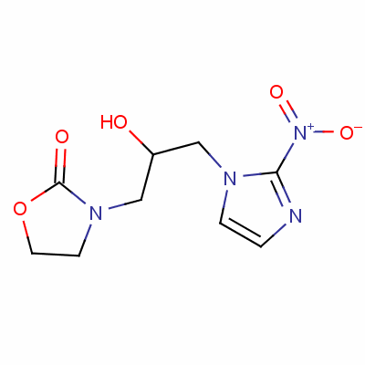129449-06-5  3-(2-hydroxy-3-(2-nitro-1H-imidazol-1-yl)propyl)-2-oxazolidinone