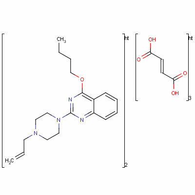 129663-99-6  2-(4-Allyl-1-piperazinyl)-4-butoxyquinazoline fumarate (2:3)