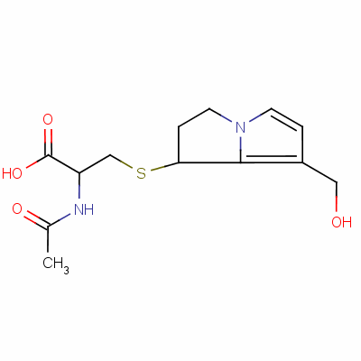 131711-46-1  N-acetylcysteine-6,7-dihydro-7-hydroxy-1-hydroxymethyl-5H-pyrrolizine