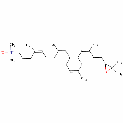 132905-43-2  22,23-epoxy-2-aza-2,3-dihydrosqualene N-oxide