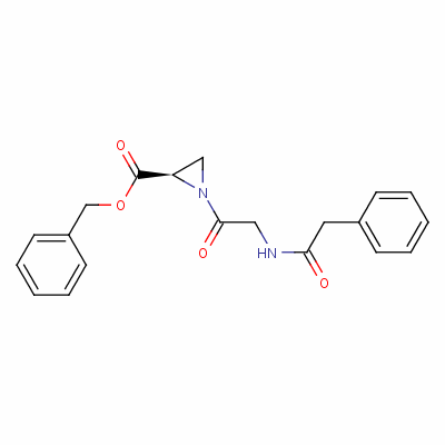 133099-77-1  N-(phenylacetyl)glycylaziridine-2-carboxylate phenylmethyl ester