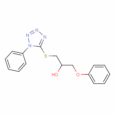 133506-57-7  1-phenoxy-3-(1-phenyltetrazol-5-yl)sulfanyl-propan-2-ol