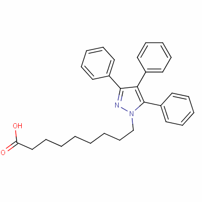 134701-70-5  3,4,5-triphenyl-1H-pyrazole-1-nonanoic acid