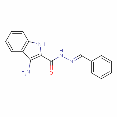 135086-99-6  2-benzyliden-1-(3-aminoindol)-2-carbohydrazide
