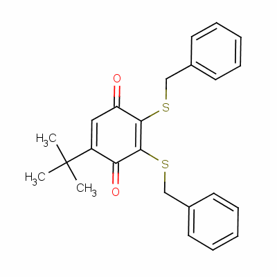 135432-47-2  2,3-dibenzylthio-6-tert-butyl-4-benzoquinone
