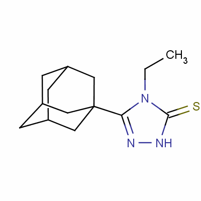 139158-25-1  2,4-Dihydro-4-ethyl-5-tricyclo(3.3.1.1(sup 3,7))dec-1-yl-3H-1,2,4-tria zole-3-thione