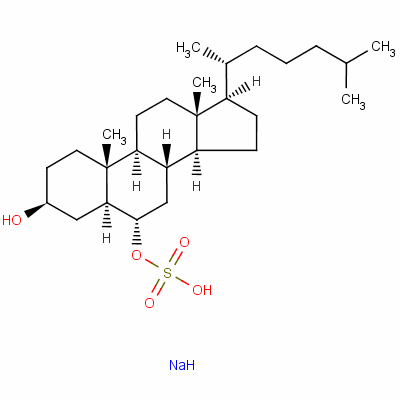 141677-59-0  3-hydroxycholestan-6-yl sulfate 141677-59-0  3-hydroxycholestan-6-yl sulfate