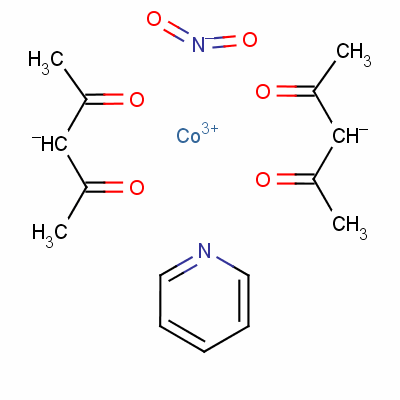 14220-10-1  nitro-bis(2,4-pentanedionato)(pyridine)cobalt(III) 