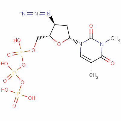 142644-39-1  N(3)-methyl-3'-azido-3'-deoxythymidine 5'-triphosphate