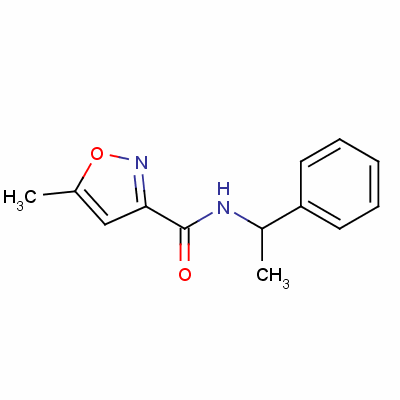 145441-01-6  3-Isoxazolecarboxamide, 5-methyl-N-(1-phenylethyl)-, (+-)- 145441-01-6  3-Isoxazolecarboxamide, 5-methyl-N-(1-phenylethyl)-, (+-)-