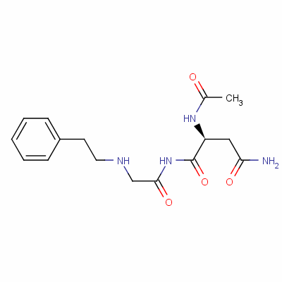 146429-43-8  N-acetylasparaginylglycyl-(N-phenethyl)amide