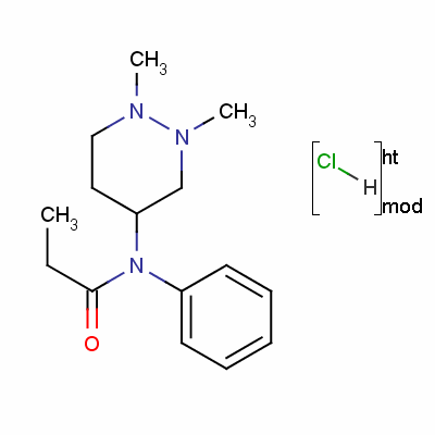 149750-14-1  N-(Hexahydro-1,2-dimethyl-4-pyridazinyl)-N-phenylpropanamide hydrochlo ride