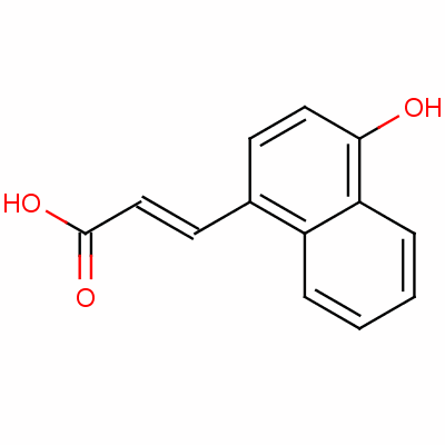 150863-83-5  3-(4-hydroxy-1-naphthalenyl)-2-propenoic acid