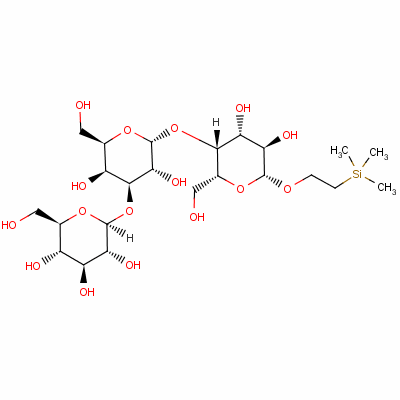 157553-92-9  2-(trimethylsilyl)ethyl 4-O-(3-O-(galactopyranosyl)galactopyranosyl)galactopyranoside