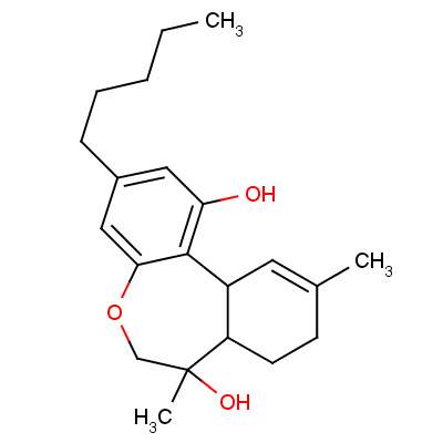 158550-93-7  3-pentyl-6,7,7a,8,9,11a-hexahydro-1,7-dihydroxy-7,10-dimethyldibenzo(b,d)oxepin 158550-93-7  3-pentyl-6,7,7a,8,9,11a-hexahydro-1,7-dihydroxy-7,10-dimethyldibenzo(b,d)oxepin