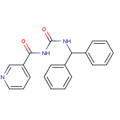 168779-54-2  N-(benzhydrylcarbamoyl)pyridine-3-carboxamide
