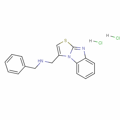 170658-33-0  3-(Benzylaminomthyl)thiazolo(3,2-a)benzimidazole dihydrochloride