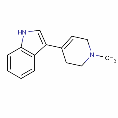 17403-03-1  3-(1-methyl-1,2,3,6-tetrahydropyrid-4-yl)indole