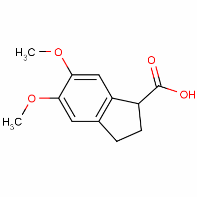 19156-11-7  1H-Indene-1-carboxylic acid, 2,3-dihydro-5,6-dimethoxy-