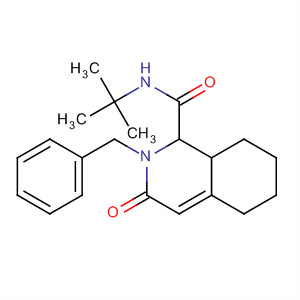 652964-93-7  1-Isoquinolinecarboxamide,N-(1,1-dimethylethyl)-1,2,3,5,6,7,8,8a-octahydro-3-oxo-2-(phenylmethyl)-