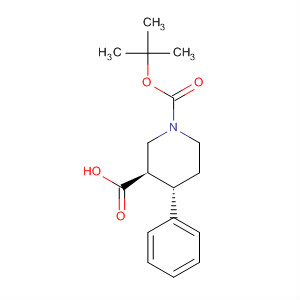 652971-19-2  1,3-Piperidinedicarboxylic acid, 4-phenyl-, 1-(1,1-dimethylethyl) ester,(3R,4S)-