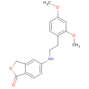 652976-55-1  1(3H)-Isobenzofuranone, 5-[[2-(2,4-dimethoxyphenyl)ethyl]amino]-